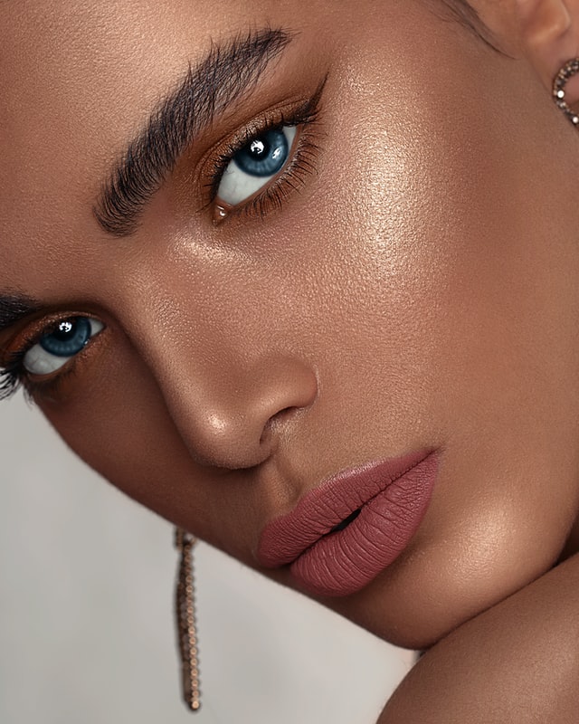 Golden hour close-up portrait